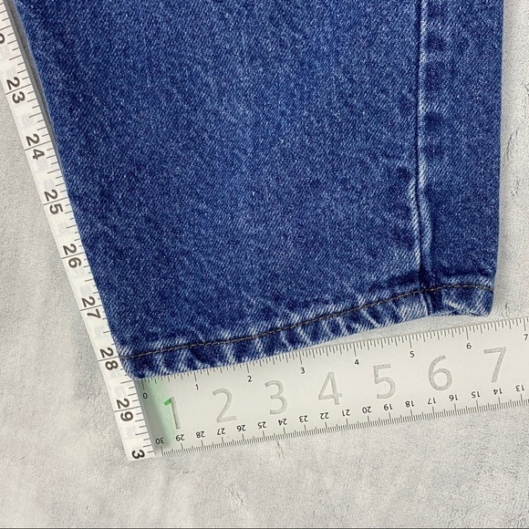 LL Bean Double L High Waisted Jeans Natural Fit Womens Sz 16 Regular - Picture 7 of 8